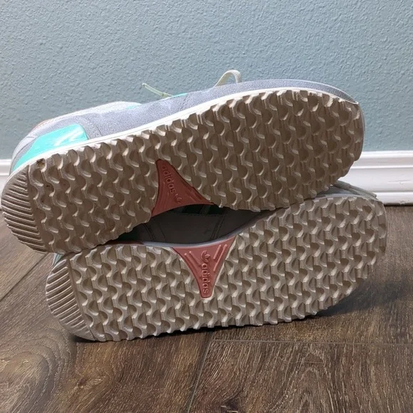 Adidas ZX 700 Tent green pink Women's 7 EUC retro vintage 80's sneaker look - Picture 7 of 8